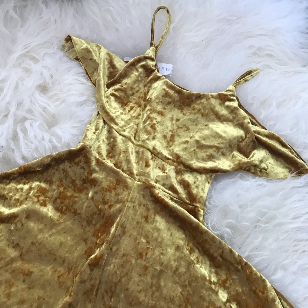 Aqua Womens Velvet Mini Party Skater Dress - Picture 7 of 7